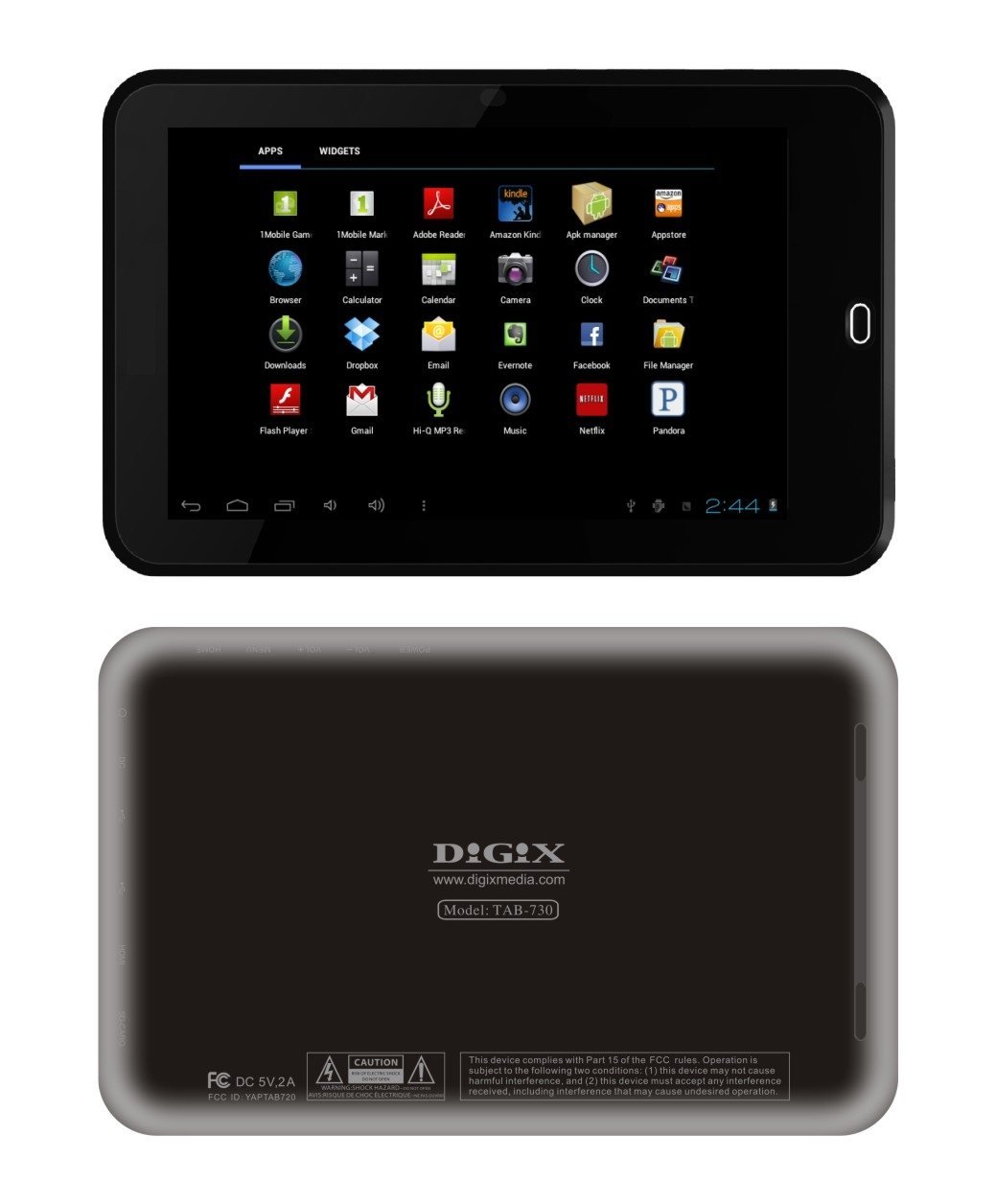 Digix Tab-730 - 7" Multimedia Tablet-Android Tablet