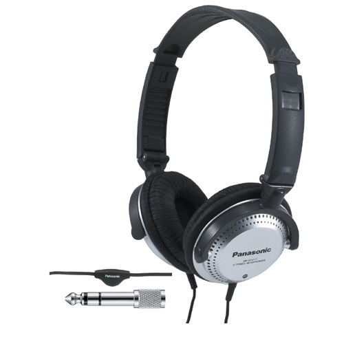 Panasonic RP-HT227 Monitor Headphones with In-cord Volume Contro