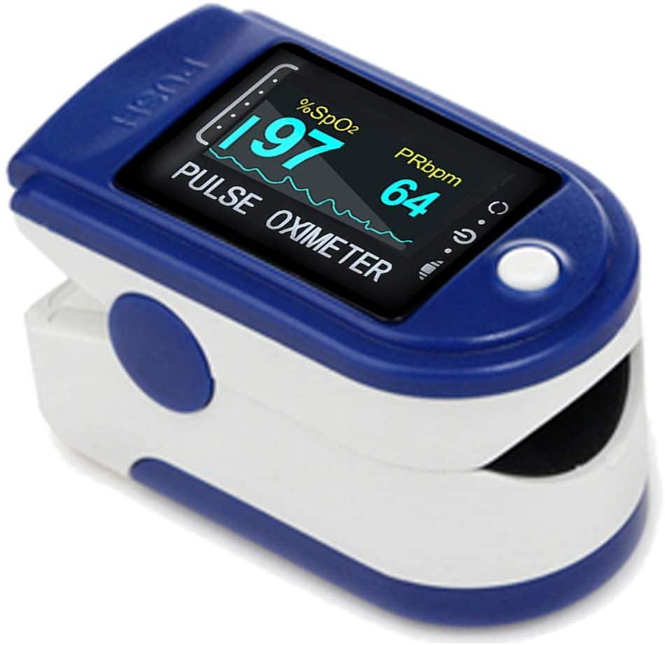 Fingertip Pulse Oximeter, Rotatable OLED Display to Show Wavefor