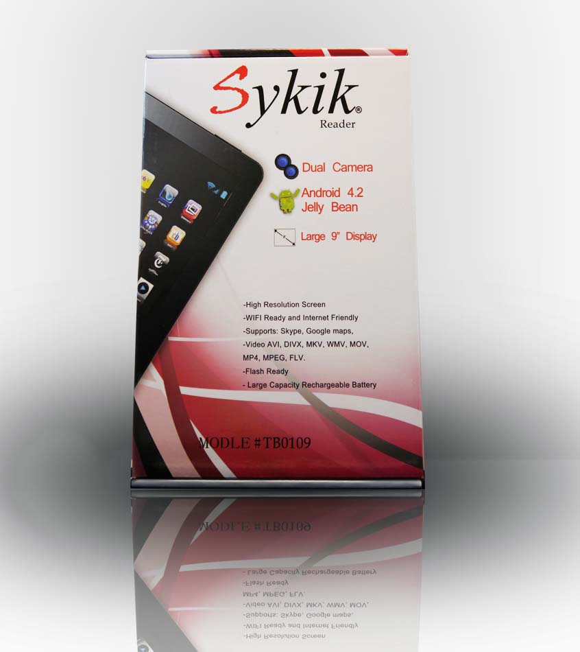 Sykik TB0109D - 9" Dual Camera, Dual Camera Tablet