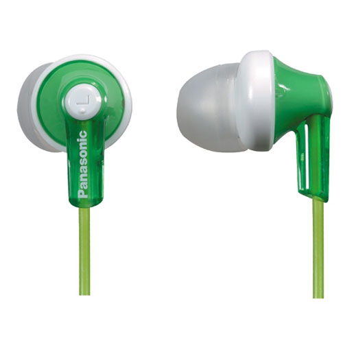 Panasonic RP-HJE120 Earbud Headphones, Green