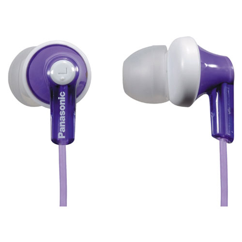 Panasonic RP-HJE120 Earbud Headphones, Violet