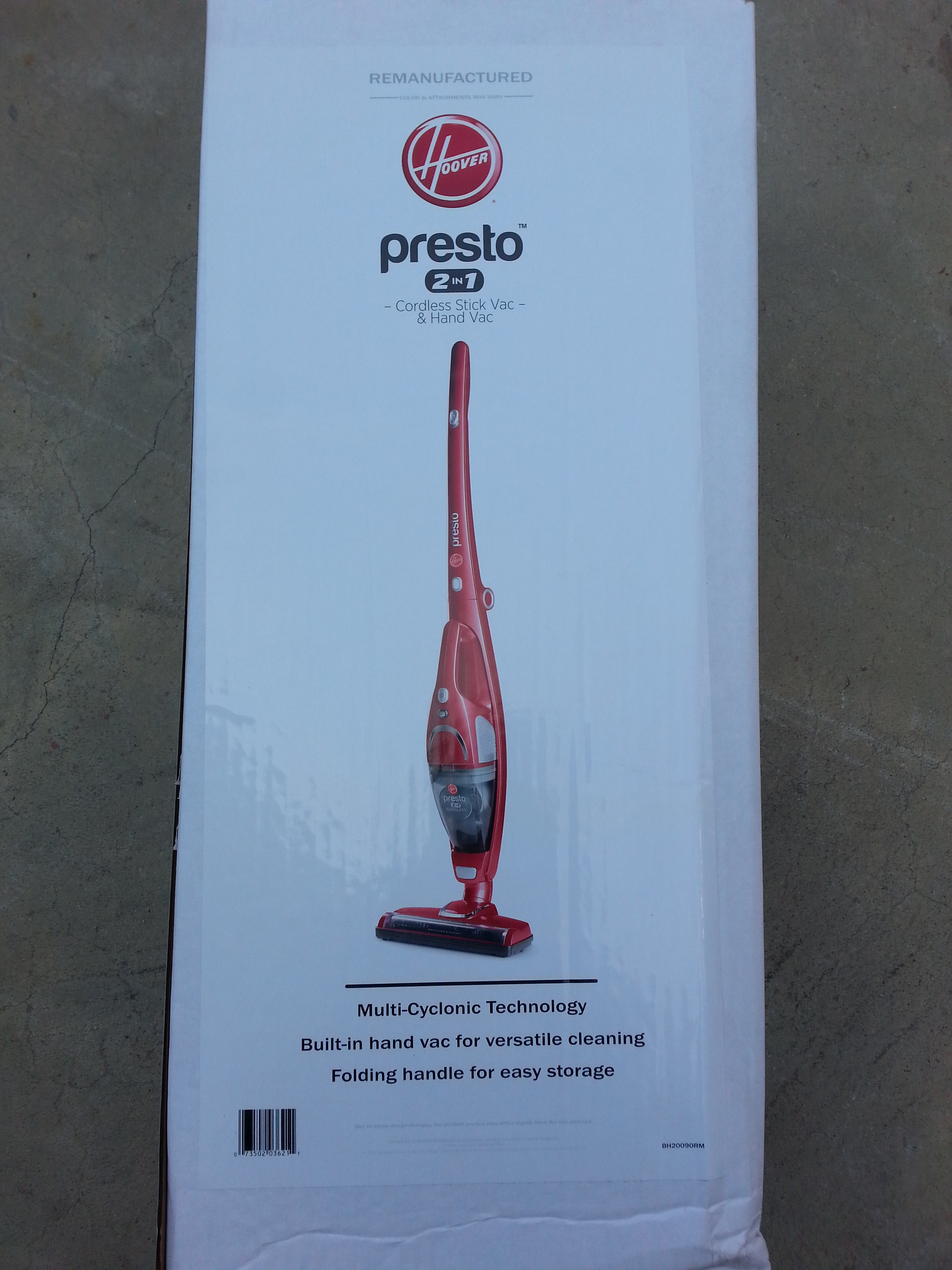 Hoover BH20090 Presto 2-in-1 Cordless Stick Vacuum