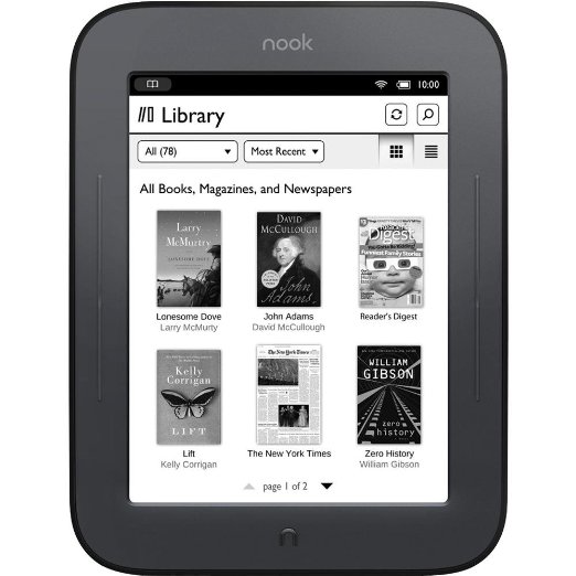 BNRV350 RB  Barnes & Noble NOOK Simple Touch with GlowLight, Wi-