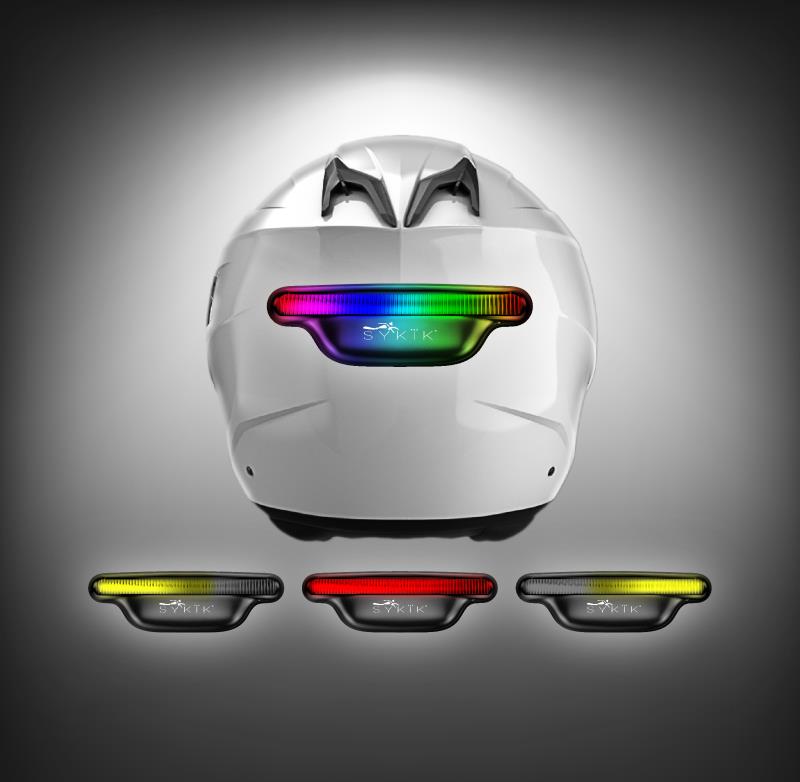Sykik Rider Wireless Helmet Brake Light and Running Light for Mo