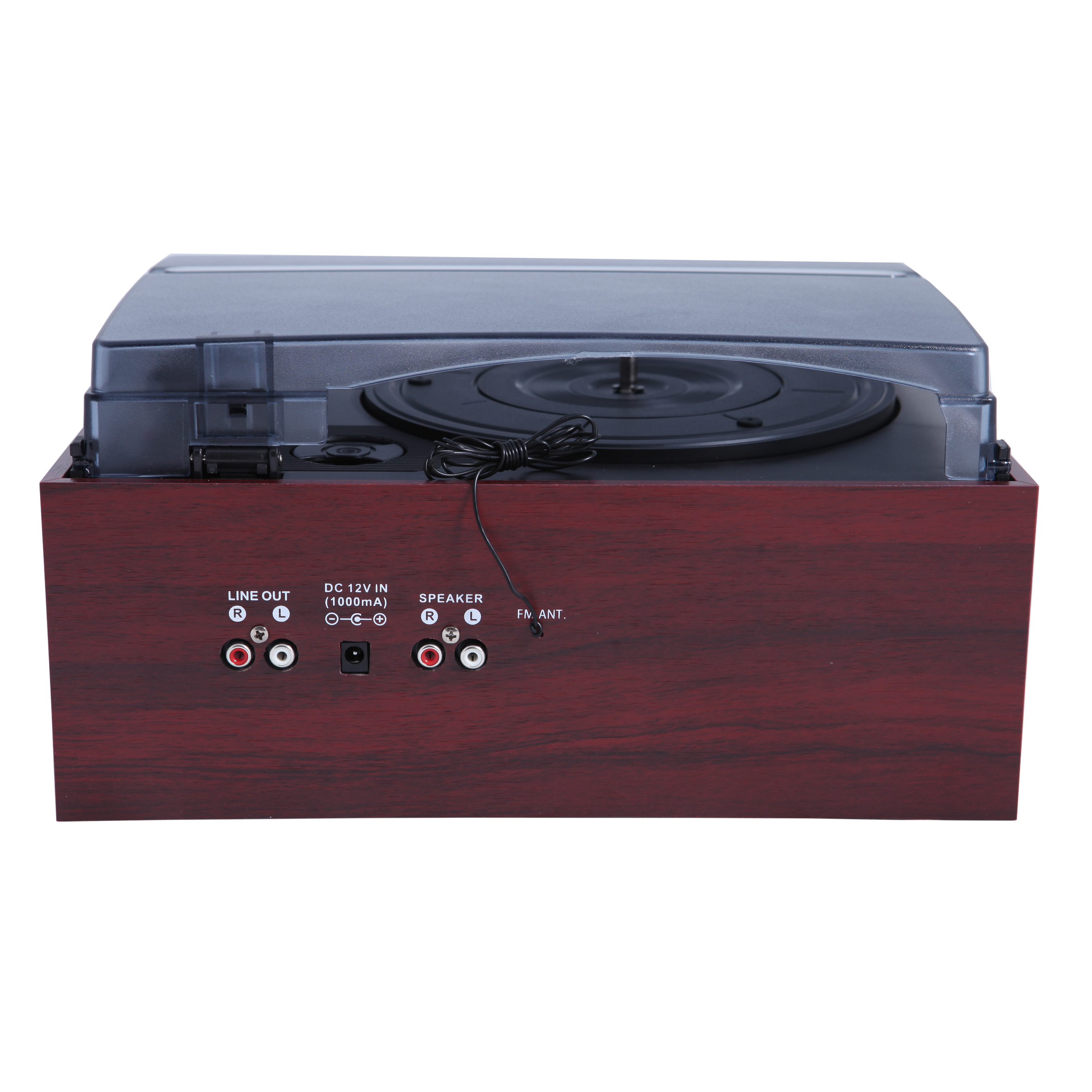 TechPlay ODC28SPK-WD 3-Speed Retro Classic Turntable with CD / M