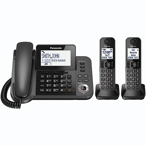 Panasonic KX-TGF352M DECT 6.0 Corded/Cordless Phone with Answeri