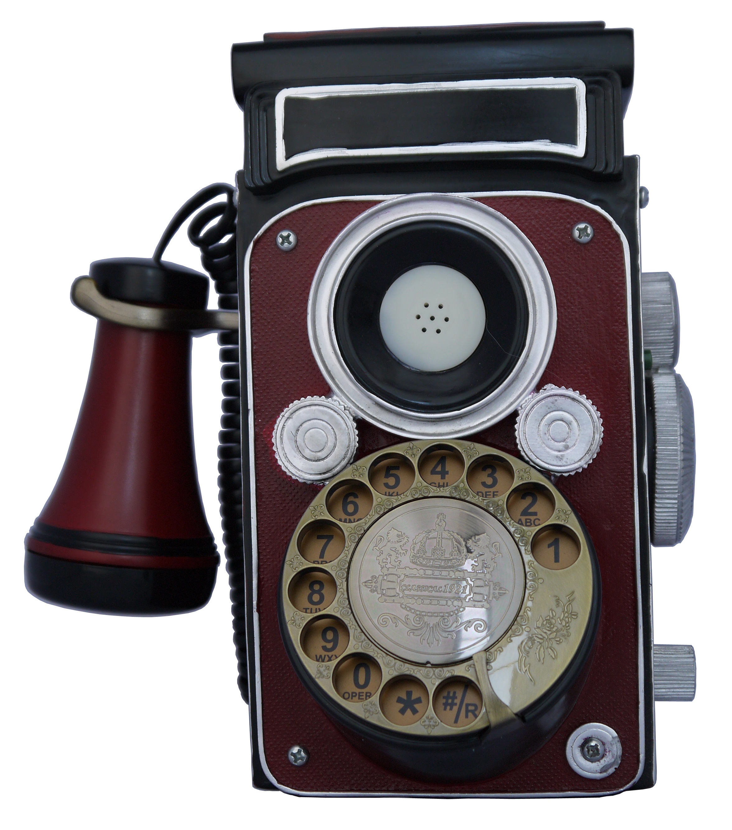 TechPlay CP28 Classic rotary dial old fashion camera, Phone