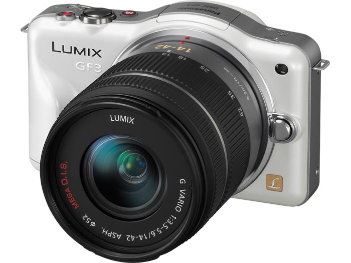 Panasonic LUMIX DMC-GF3KW RB- 12.1 Megapixel with 14-42mm Lens C