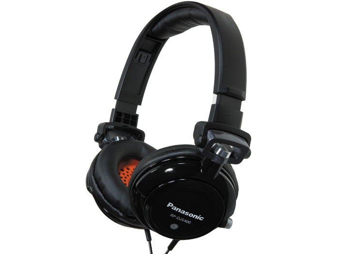 Panasonic RP-DJS400 DJ Street Model Headphones, Black