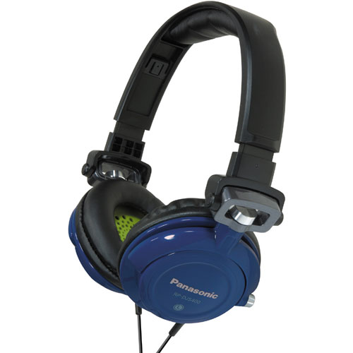 Panasonic RP-DJS400 DJ Street Model Headphones, Blue