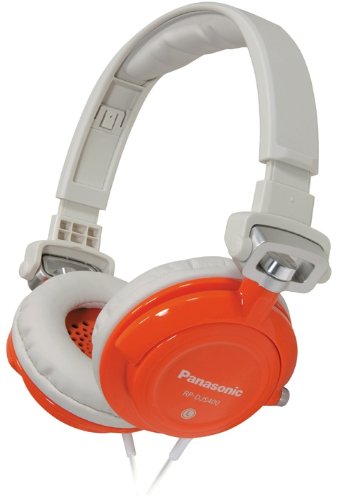 Panasonic RP-DJS400 DJ Street Model Headphones, Orange