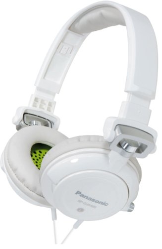 Panasonic RP-DJS400W DJ Street Model Headphones, White