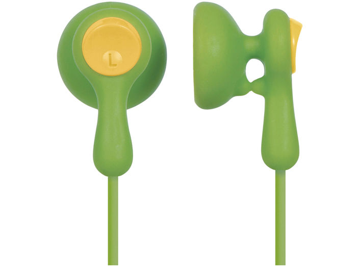 Panasonic RP-HV41G NEW EarDrops Earphones, Green