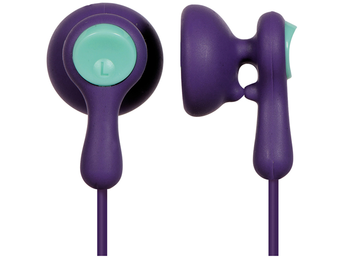 Panasonic RP-HV41V NEW EarDrops Earphones, Violet