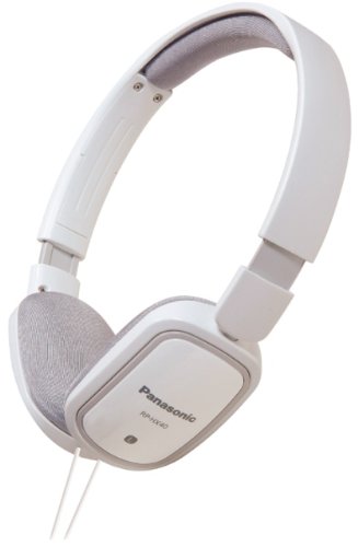 Panasonic RP-HX40 Light Weight On-Ear Monitors Headphones, White