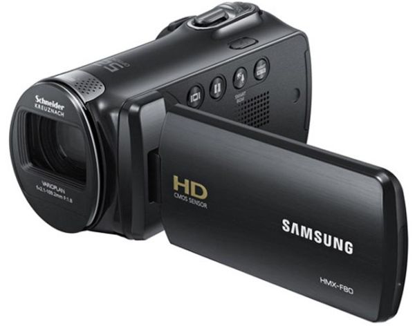 Samsung HMX-F80 - 5MP HD Camcorder, Black