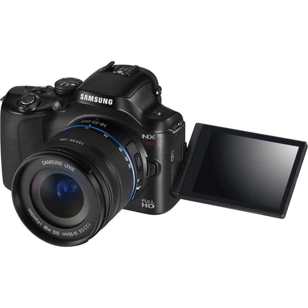 Samsung NX20 - 20.3 MP SLR with 3.0-Inch LCD Camera, Black