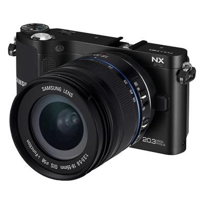 Samsung NX210 - 20.3MP Digital Camera, Black