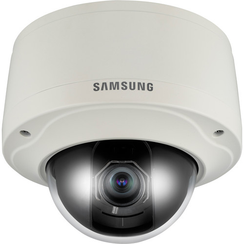 Samsung SNV-3082 Vandal-Resistant Network Dome Camera, Ivory