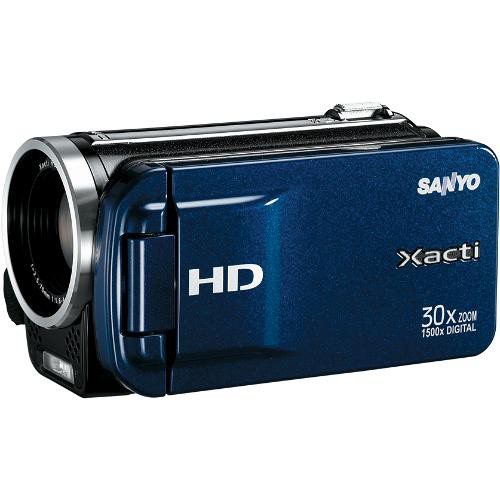 Sanyo VPC-TH1 Dual Camera Xacti 720p HD Camcorder, BlueBlue Colo