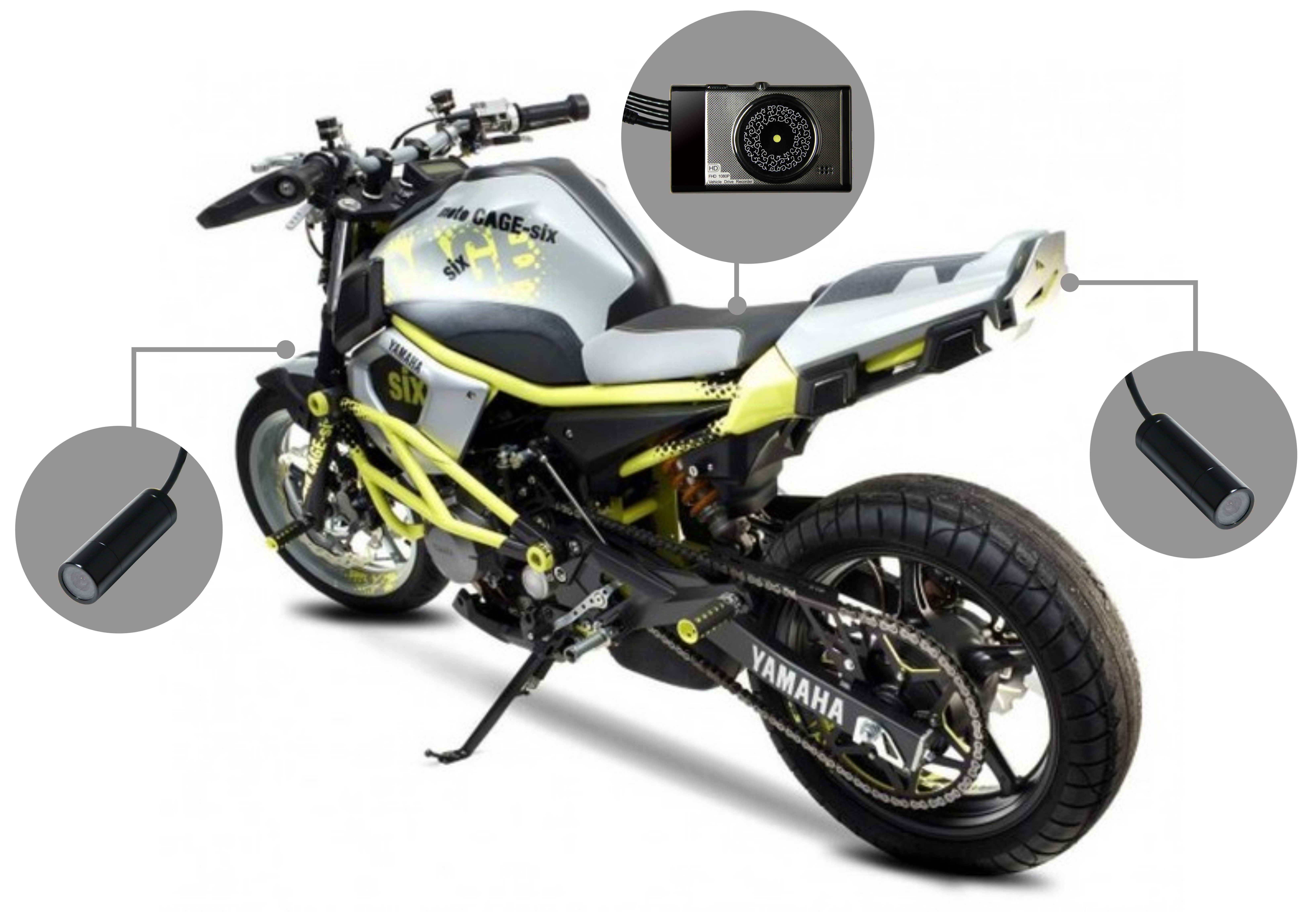 Biker's Camera, Sykik X1F Motorcycle Action Camera, Sport camera