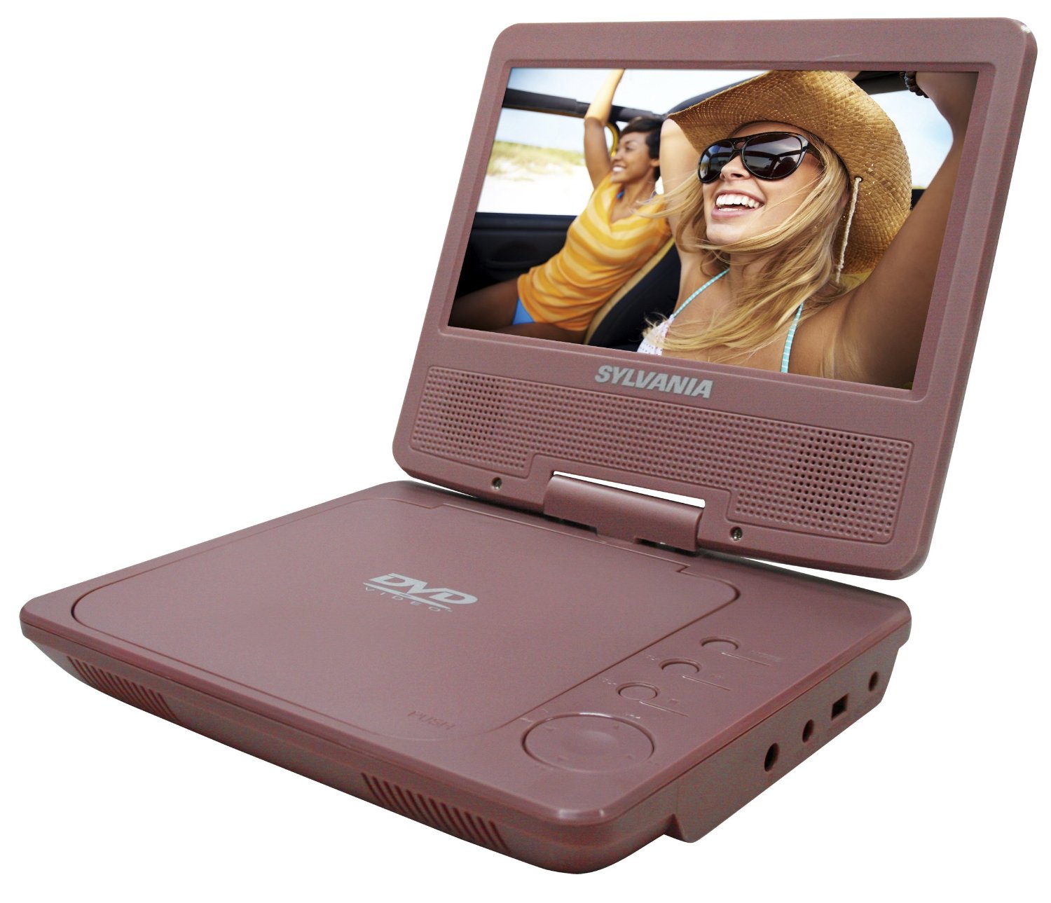SDVD7014P 7in Pink Portable DVD Player