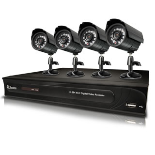 DVK41250-4 RB  4CH DVR And 4 Cameras